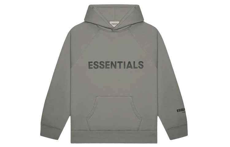 

FW20 Толстовка унисекс угольно-серая Fear Of God Essentials, серый