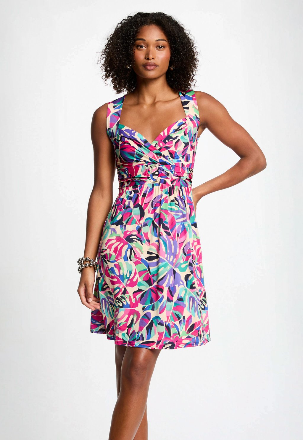 

Платье из джерси PRINTED MINI A-LINE Morgan, фуксия