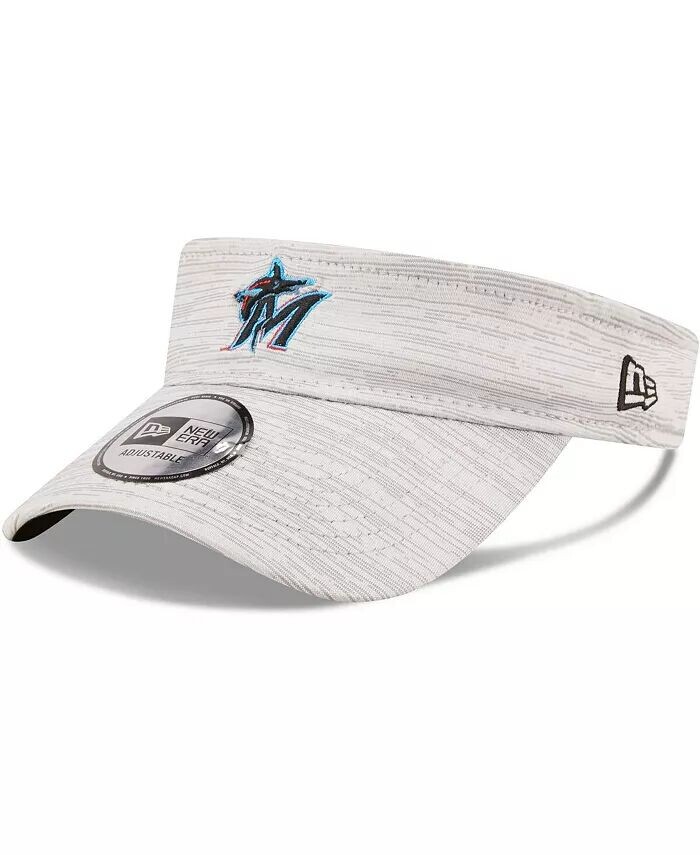 

Мужские серые козырьки Miami Marlins Distinct Visor New Era