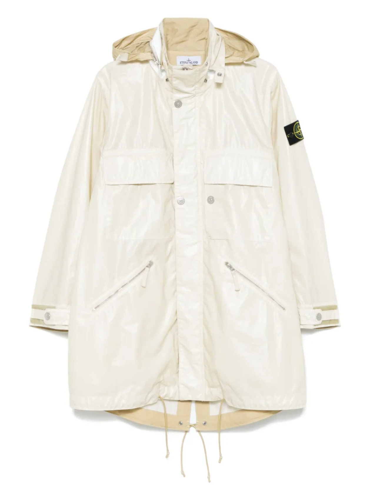 

Парка с логотипом Stone Island, нейтральный