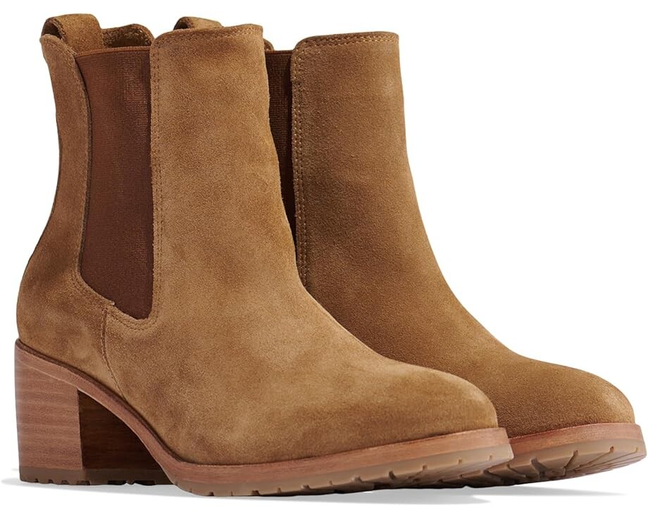 

Ботинки Nisolo Ana Go-To Heeled Chelsea, цвет Taupe