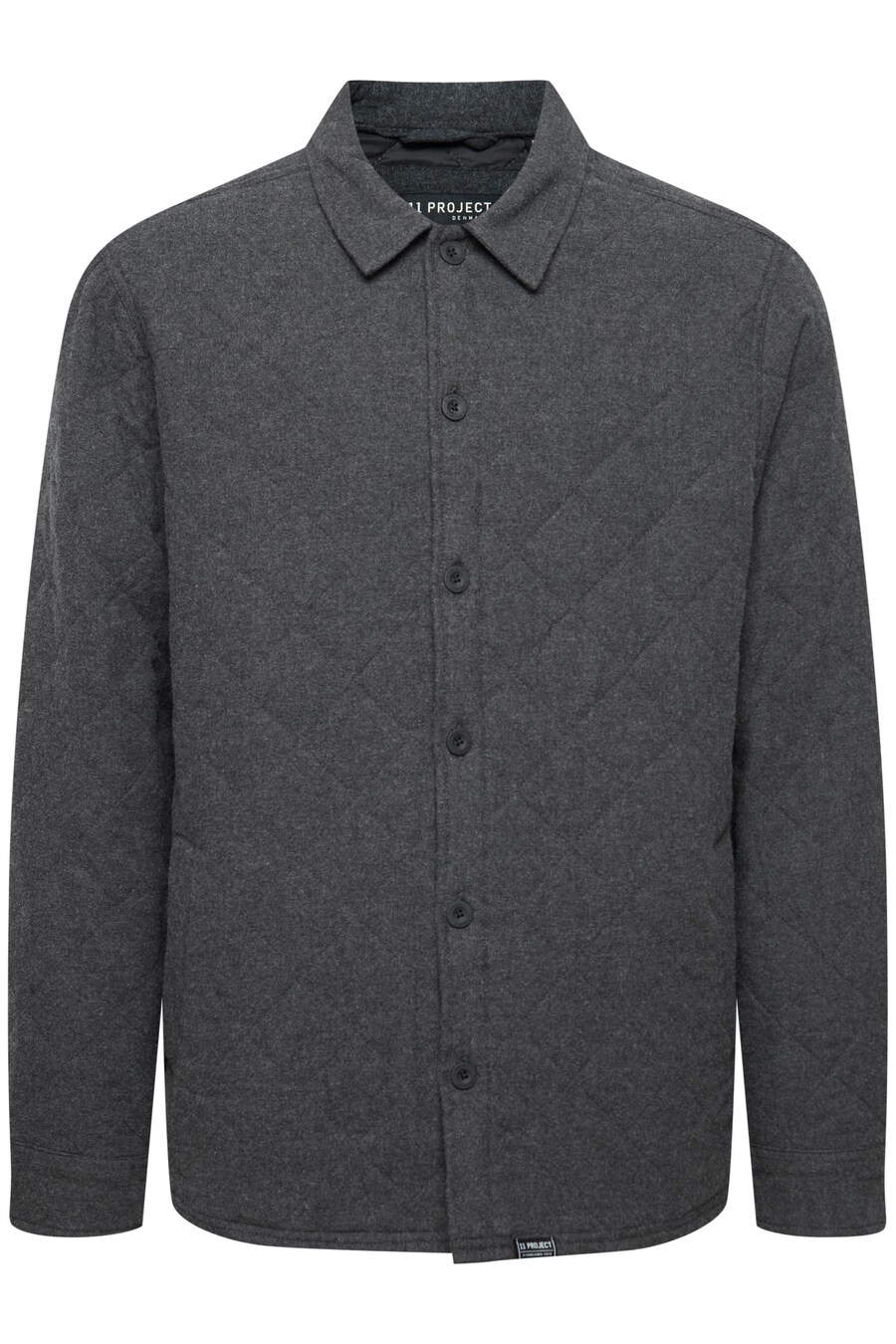 

Рубашка на пуговицах классического кроя 11 Project Chad, Dark grey