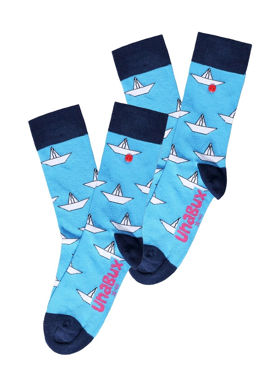 

Носки UNABUX Socks MIX, светло-синий