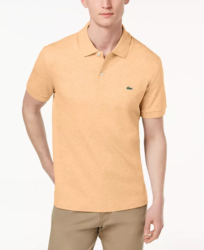 

Мужская классическая поло с коротким рукавом Soft Touch Lacoste, оранжевый