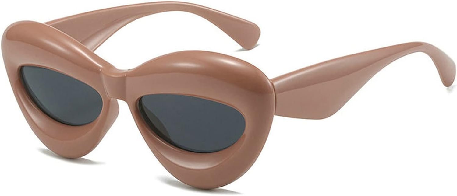 

Солнцезащитные очки COTIA в стиле ретро «Кошачий глаз», яркие цвета, модные для женщин, в стиле панк и хип-хоп, с овальными линзами, защита от УФ-излучения UV400, уникальные солнцезащитные очки для мужчин, Kaqi