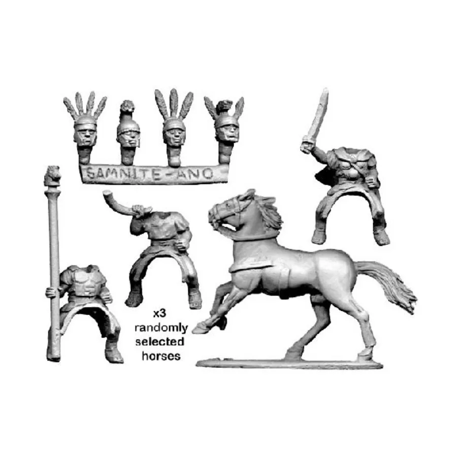 

Осканское кавалерийское командование, Historical Miniatures - Ancient - Oscans (28mm) (Crusader Miniatures)