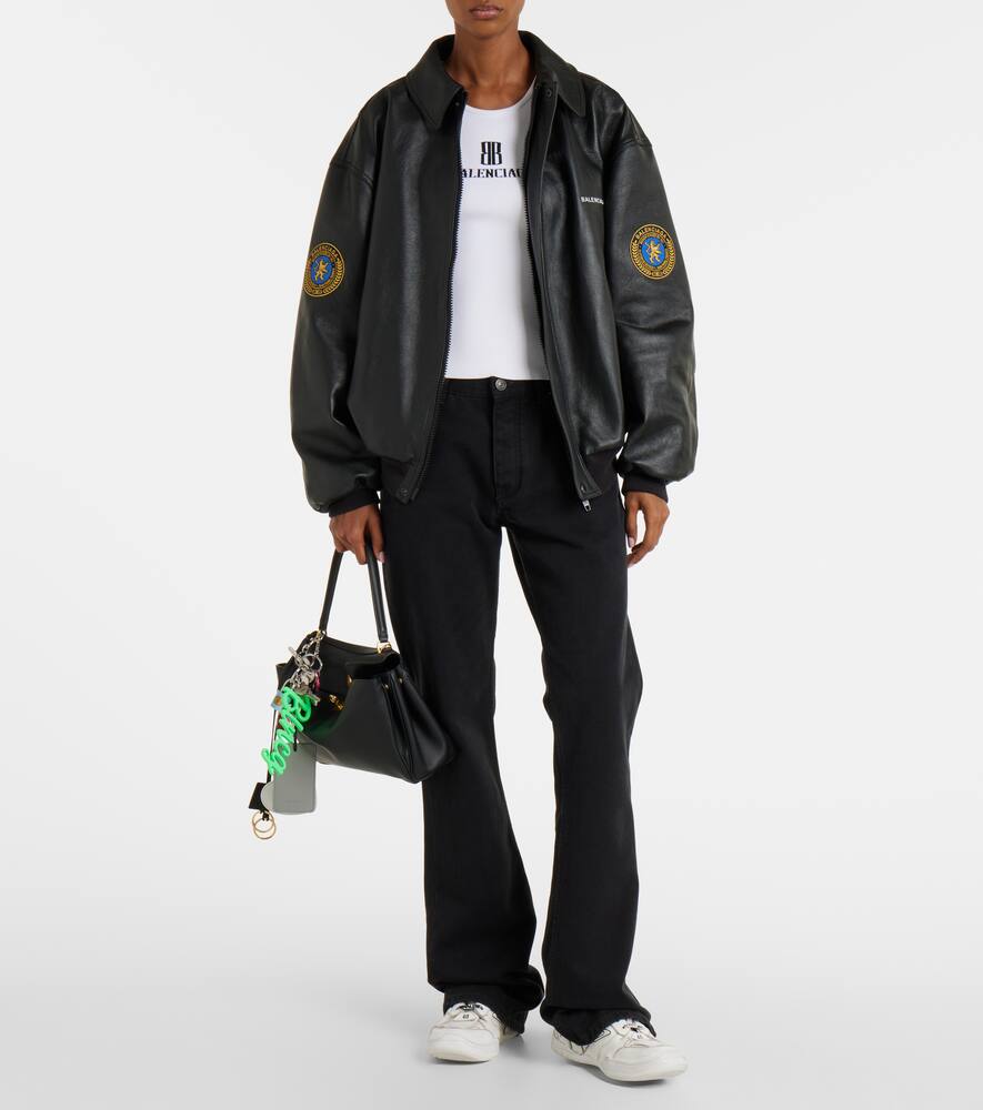Кроссовки Hamptons 3B Sports Icon из кожи Balenciaga, White — фото 3