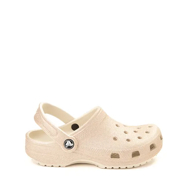 

Сабо Crocs Classic Glitter Clog, цвет Champagne