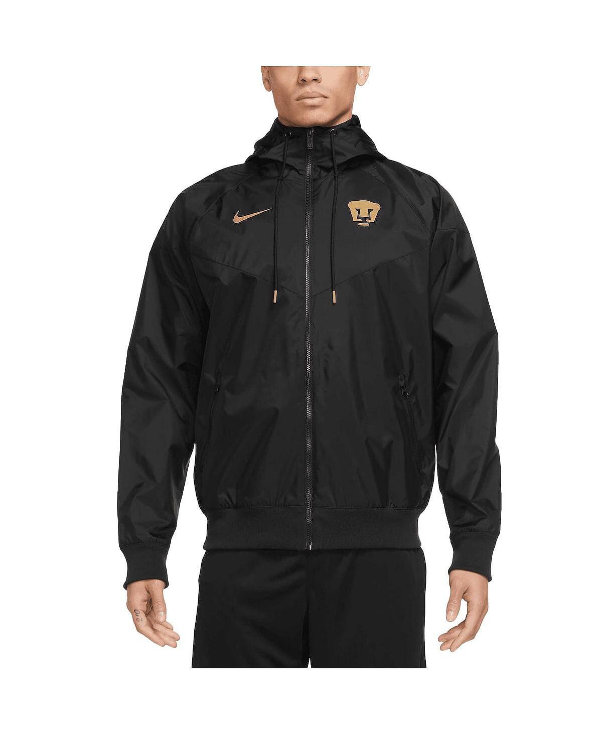 

Мужская черная куртка с молнией во всю длину реглан Pumas Windrunner Nike, Черный, Мужская черная куртка с молнией во всю длину реглан Pumas Windrunner Nike