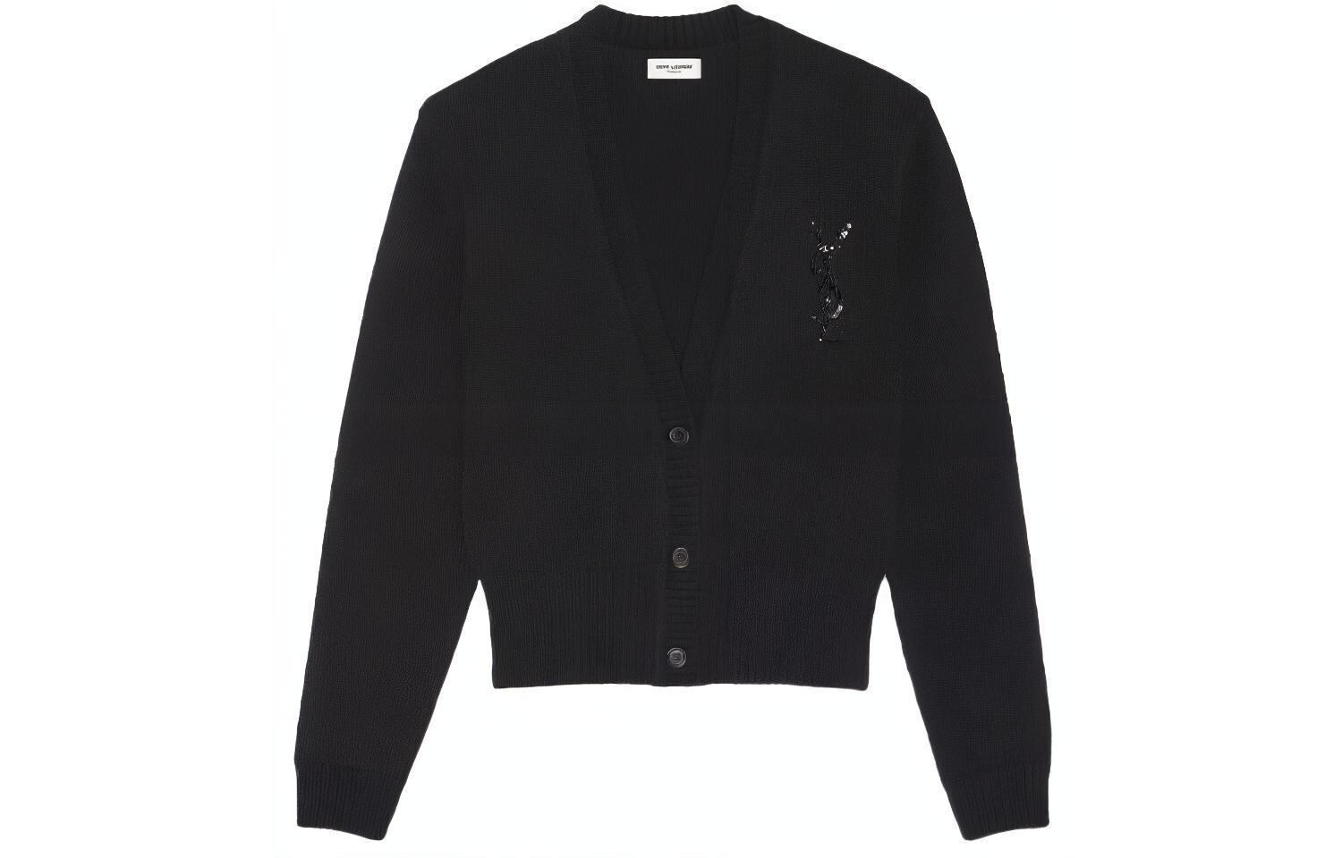 

Кардиган женский Saint Laurent, черный