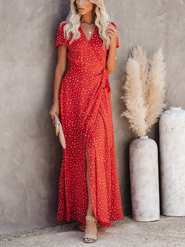 

Длинное платье Milan Kiss, цвет rot/bunt