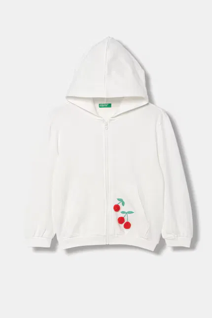 Худи детское из 100% хлопка United Colors of Benetton, бежевый