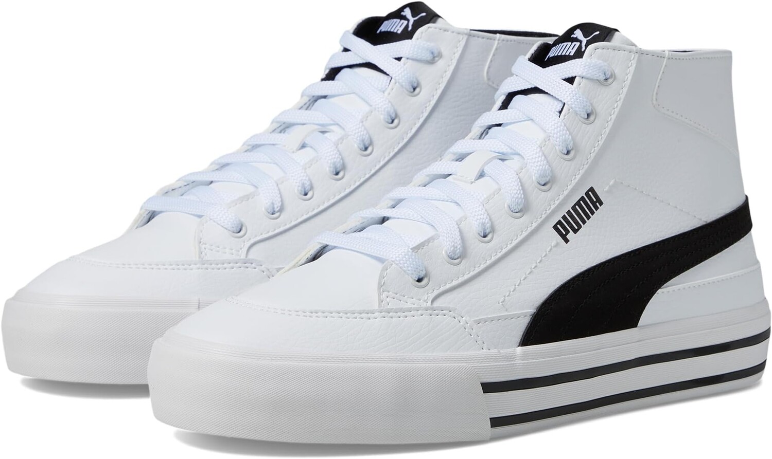 

Кроссовки PUMA Court Classic Vulc Mid, цвет Puma White/Puma Black 1