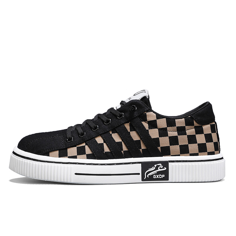 

Нескользящие износостойкие низкие мужские кроссовки URBAN AUTHENTIC, Black Khaki