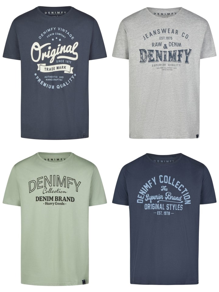 

Набор из 4 разноцветных футболок DFNuri