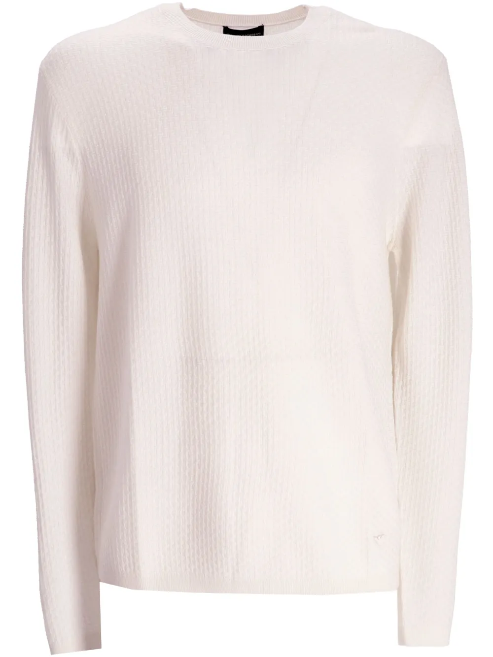 

Джемпер из вирджинской шерсти EMPORIO ARMANI, белый