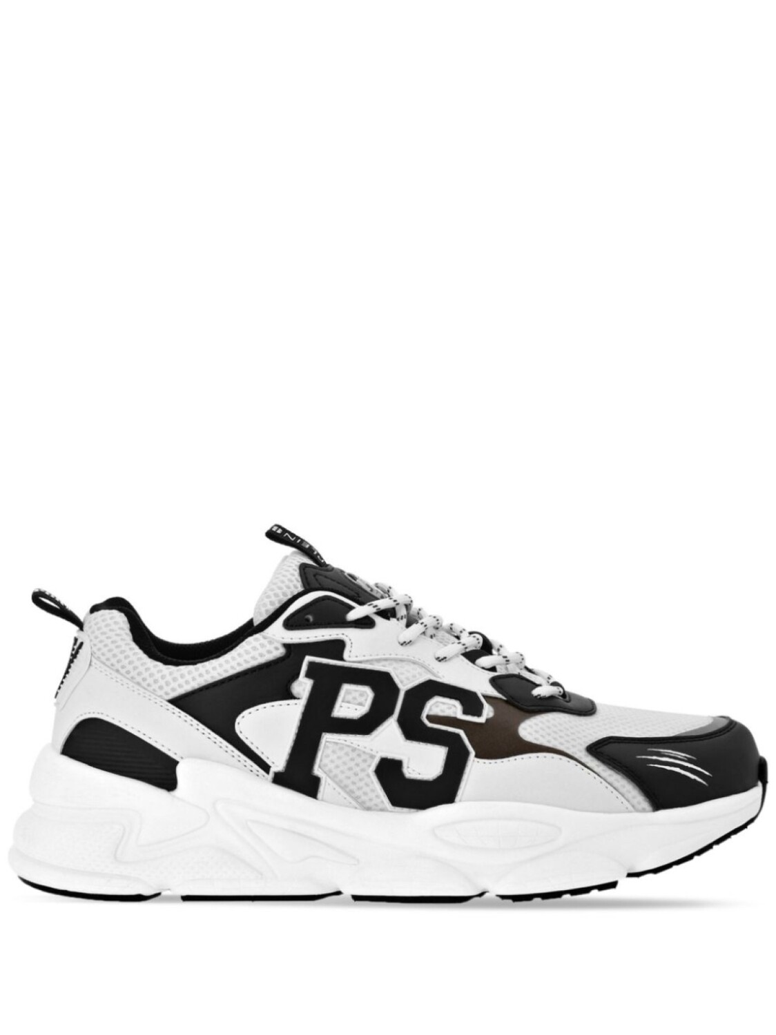

Кроссовки Plein Sport Lo-top With Logo Patch, белый/черный
