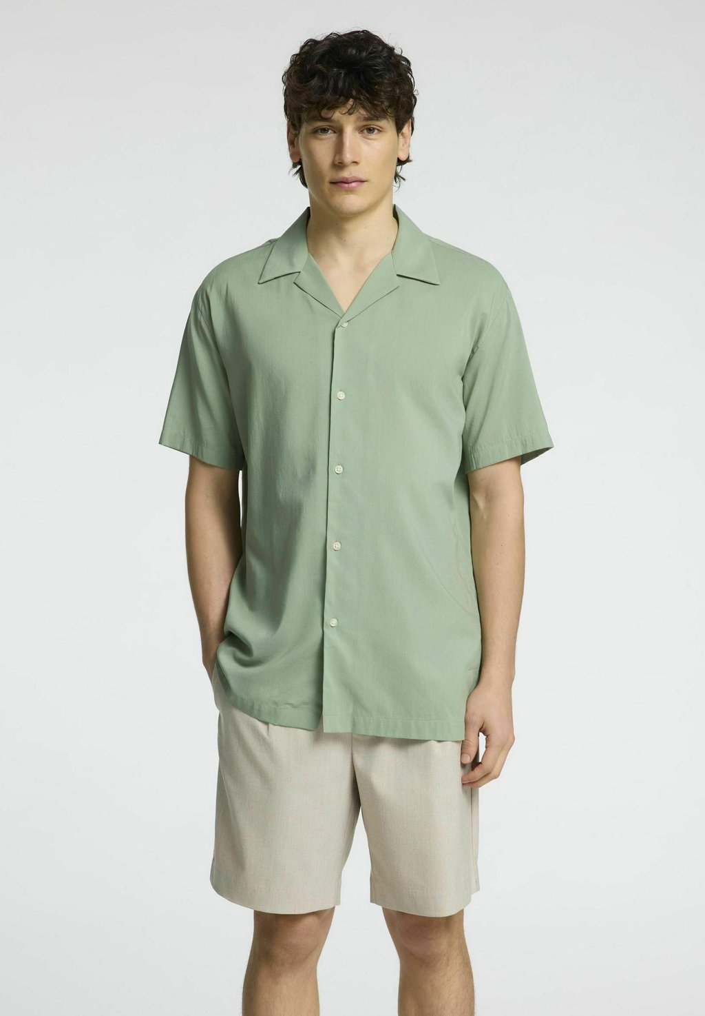 

Рубашка SLHREG AIR SHIRT Selected Homme, светло-зеленый