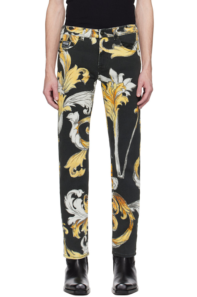 

Номер детали Slim Barocco Jeans Versace Jeans Couture, мультиколор