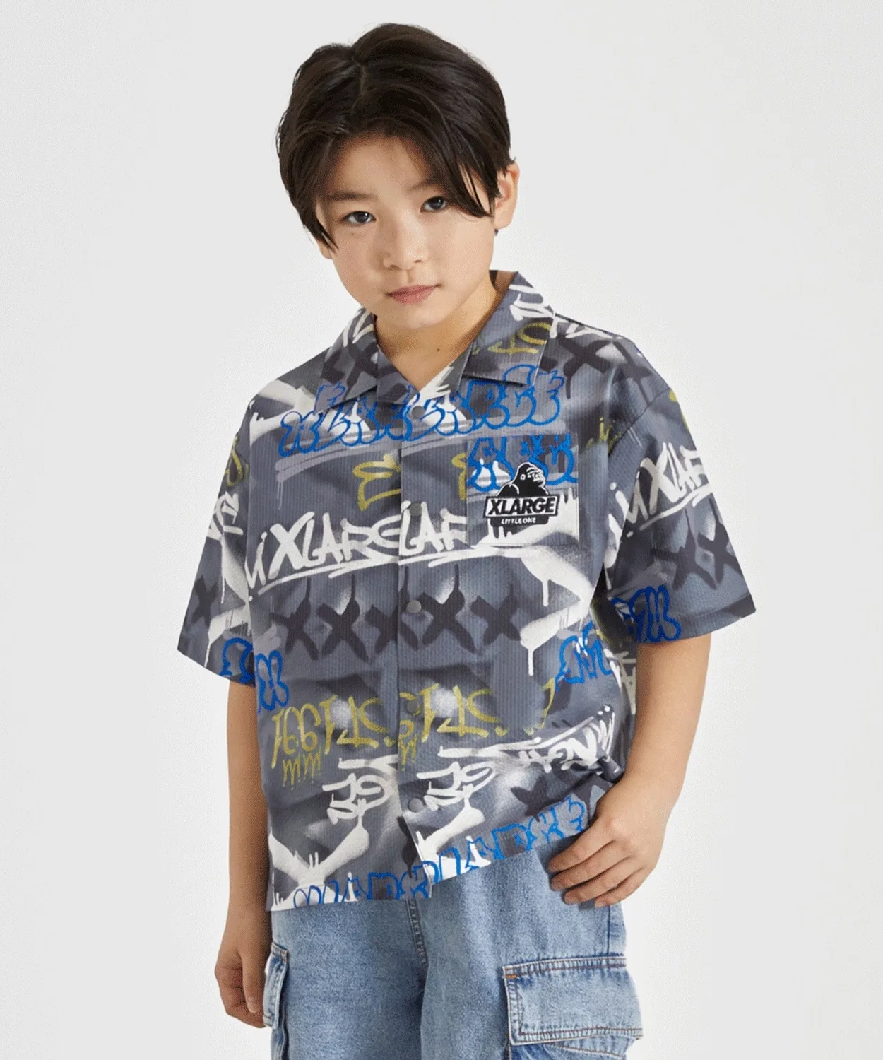 Детская рубашка XLARGE KIDS с коротким рукавом и принтом