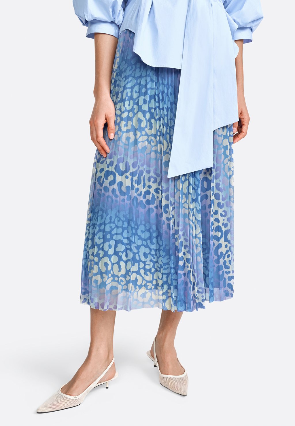 

Юбка плиссированная A-line skirt Rich & Royal, синий