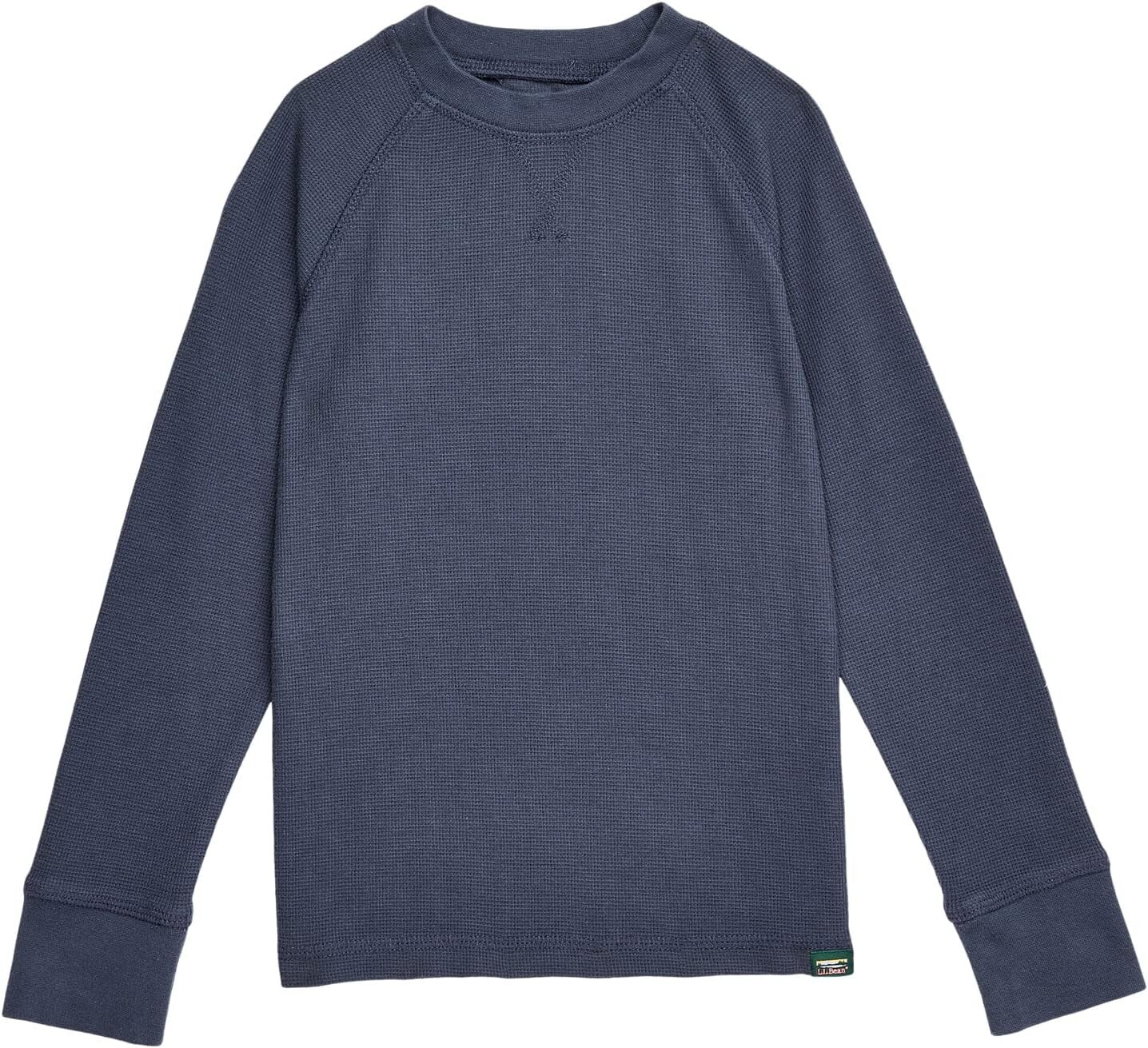 

Рубашка L.L.Bean Unshrinkable Mini Waffle Long Sleeve, цвет Carbon Navy