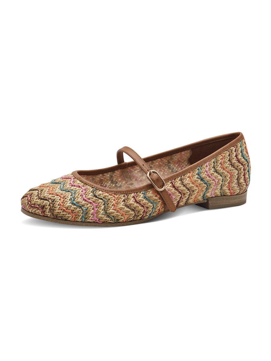 Балетки с ремешком Tamaris, Beige