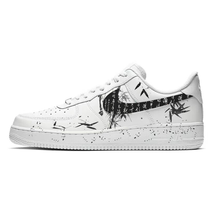 

Кроссовки Nike Air Force 1 Skateboarding Shoes Men Low-top White/black, белый/черный