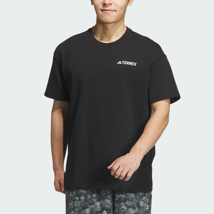 Футболка National Geographic Co-branded Section для мужчин, черная Adidas, черный — фото 2