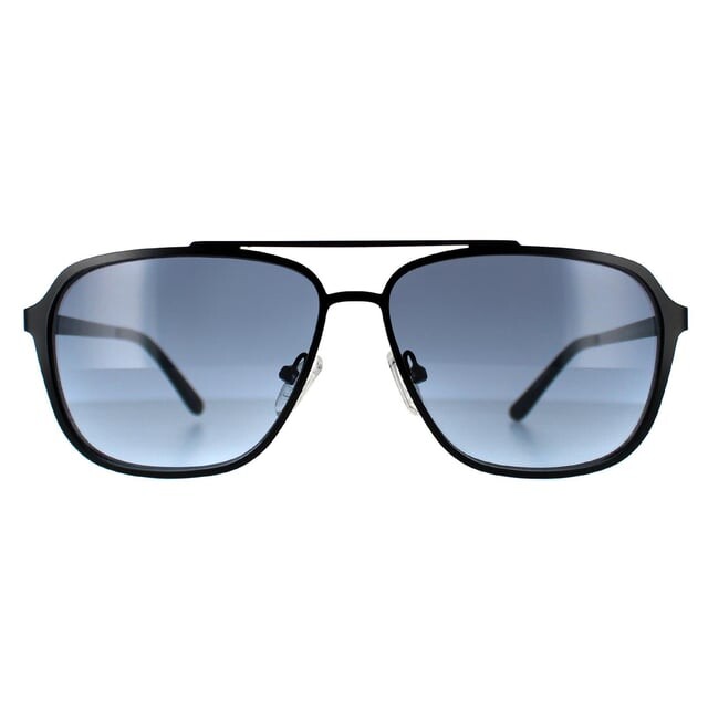 

Мужские авиаторы матовые синие с градиентом gf0184 Guess, черный