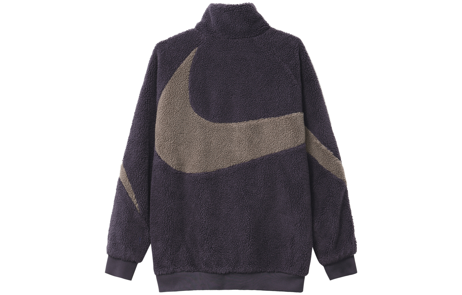 Футболка Nike Big Swoosh Reversible Boa Азиатский размер Пещерный фиолетовый, Тёмно-синий — фото 3