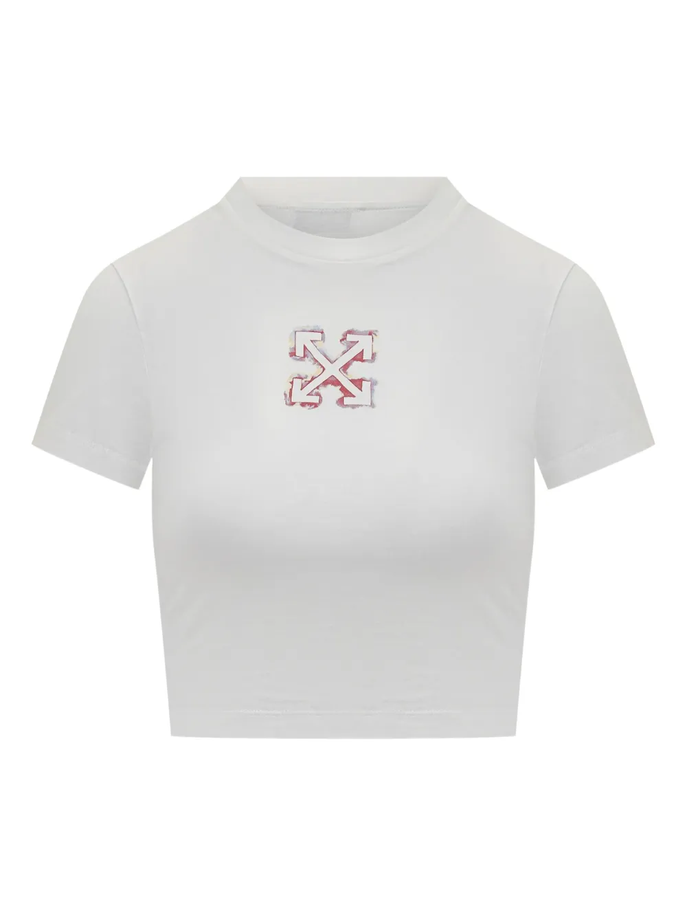 

Футболка свободного кроя Arrow в стиле 90-х OFF-WHITE, белый