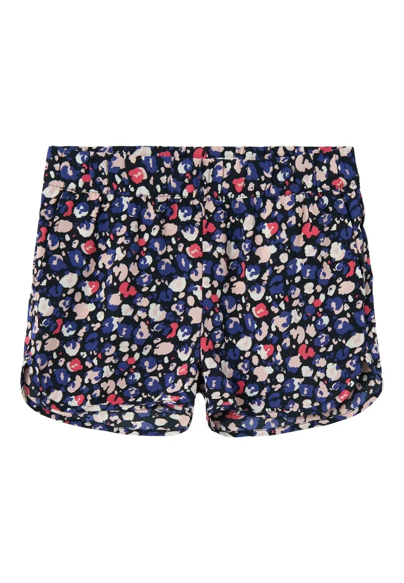 

Шорты Name It "NKFVINAYA SHORTS FFFF NOOS", цвет Dark Sapphire Print:Leo