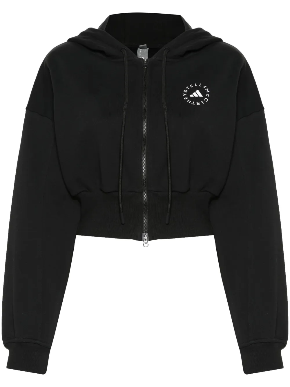 

Куртка с капюшоном и логотипом adidas by Stella McCartney, черный