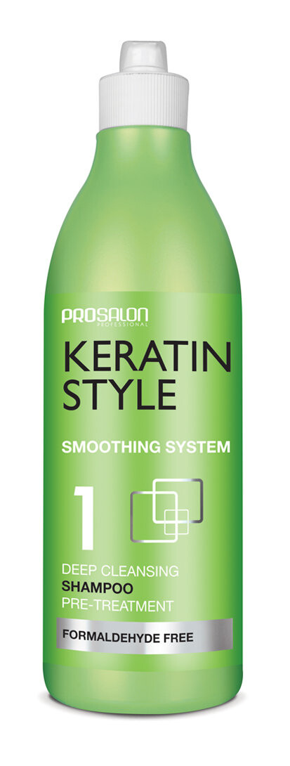 

Chantal, Prosalon Keratin Style, шампунь глубокого очищения, 500 г
