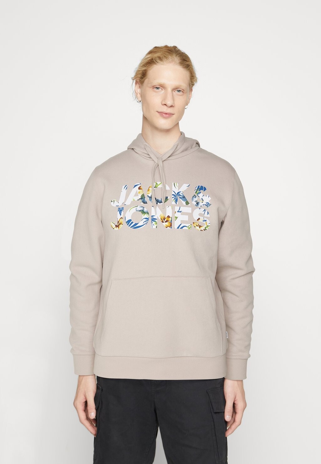 

Толстовка JJEJEFF CORP HOOD NOOS Jack & Jones, цвет moonbeam