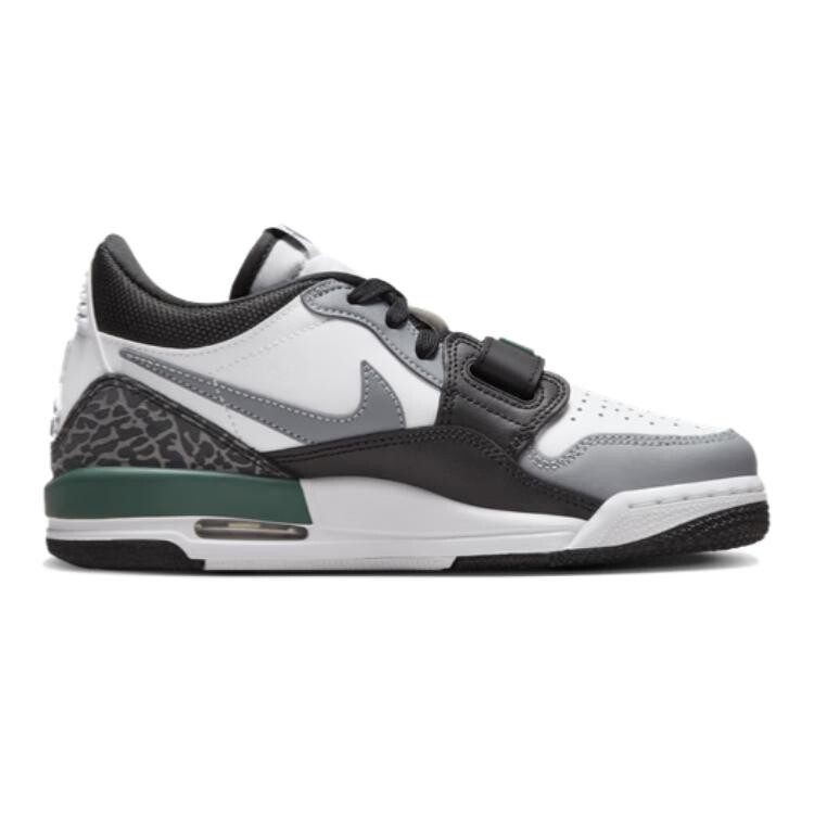 Баскетбольные кроссовки Legacy 312 Kids GS Low-top Белый/Черный/Серый/Зеленый Jordan, белый/зеленый — фото 2