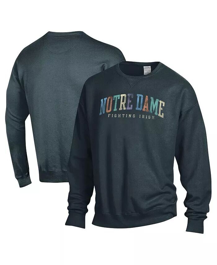 

Женский серый объемный пуловер Notre Dame Fighting Irish Comfortwash, серый