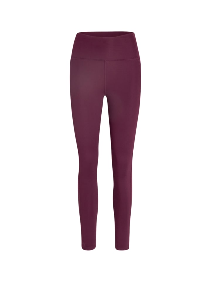 

Брюки с высокой талией сливового цвета girlfriend collective