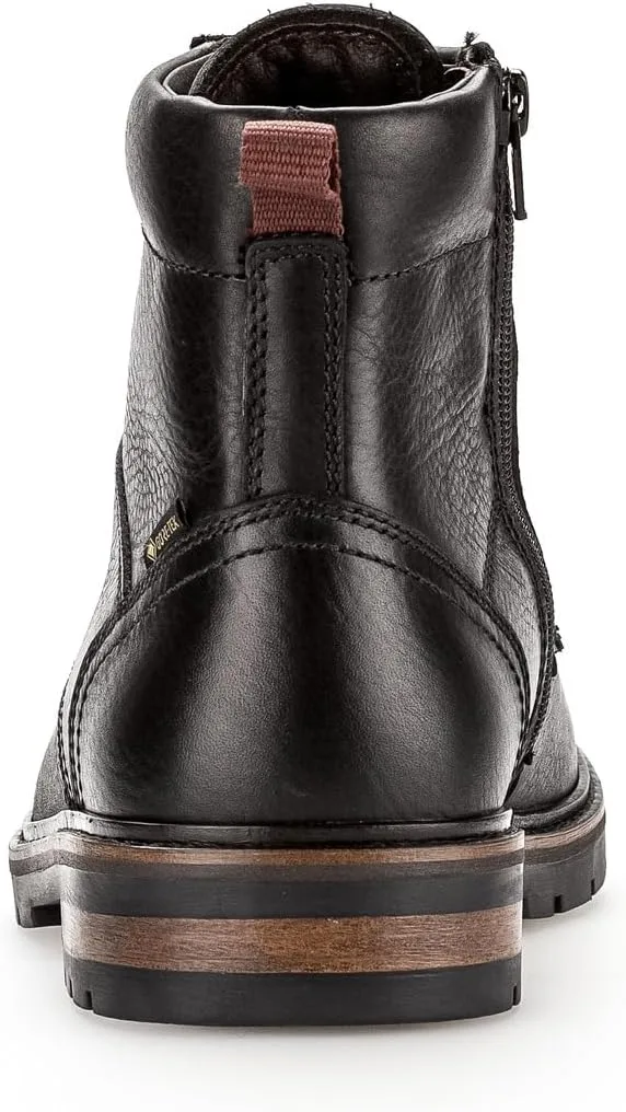 Мужские ботинки Pius Gabor Gore Tex на шнуровке, с небольшим латексным ремешком и теплой подкладкой — фото 3
