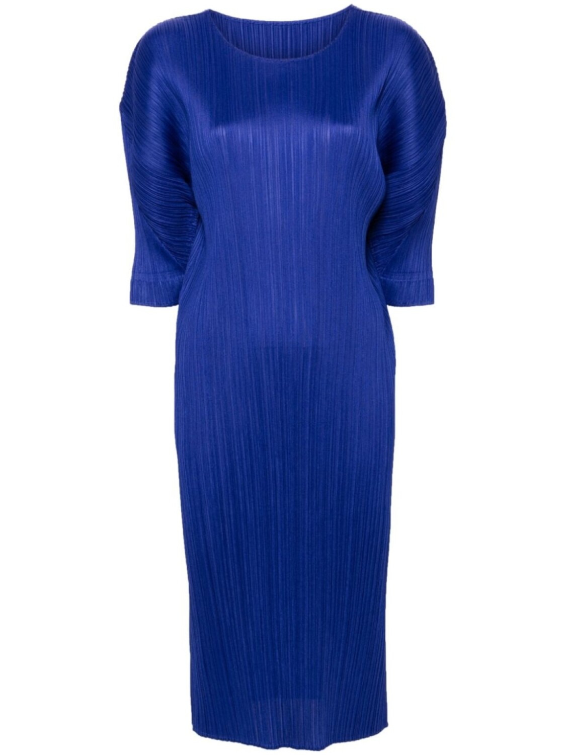 

Pleats Please Issey Miyake платье миди Monthly Colors: July, синий