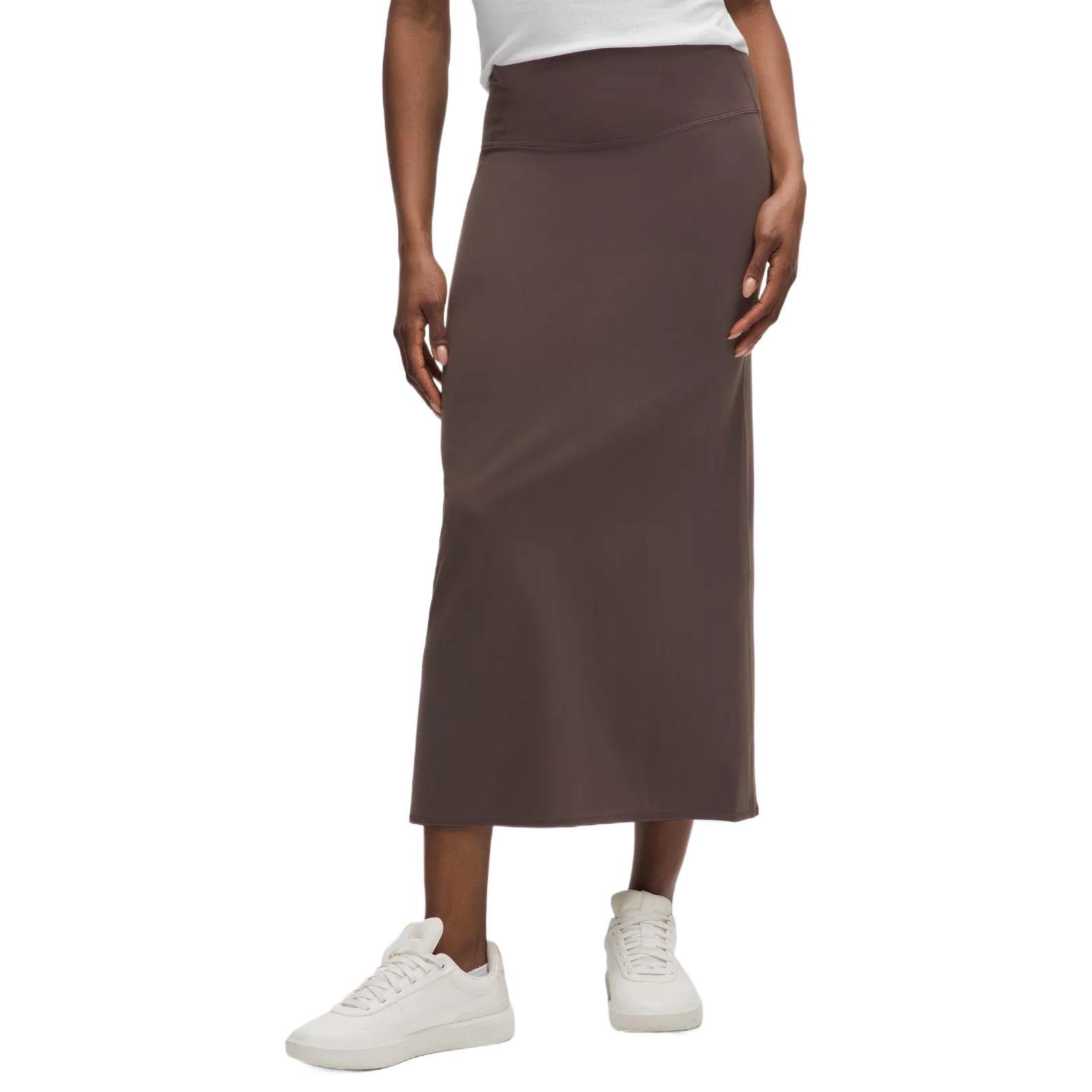

Женская повседневная длинная юбка Nulu Lululemon, Coffee/Espresso