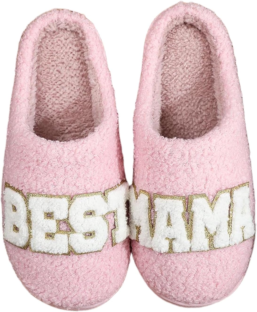 

Тапочки WIRETRAN для женщин и мужчин с мягкой подошвой с эффектом памяти, пушистые зимние теплые домашние тапочки, Mama