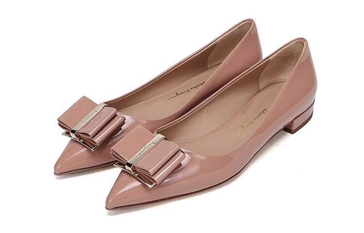 Туфли женские Ferragamo низкие, розовый — фото 3