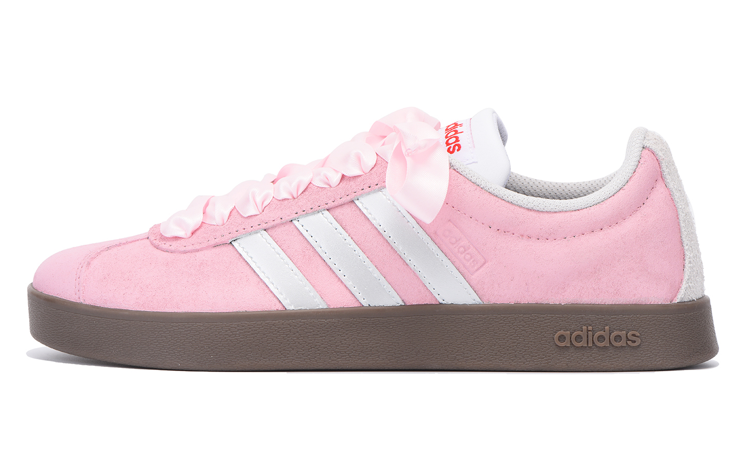 

Кроссовки adidas neo Vl Court Skateboarding Shoes Unisex Low-top Silver/Pink, розовый