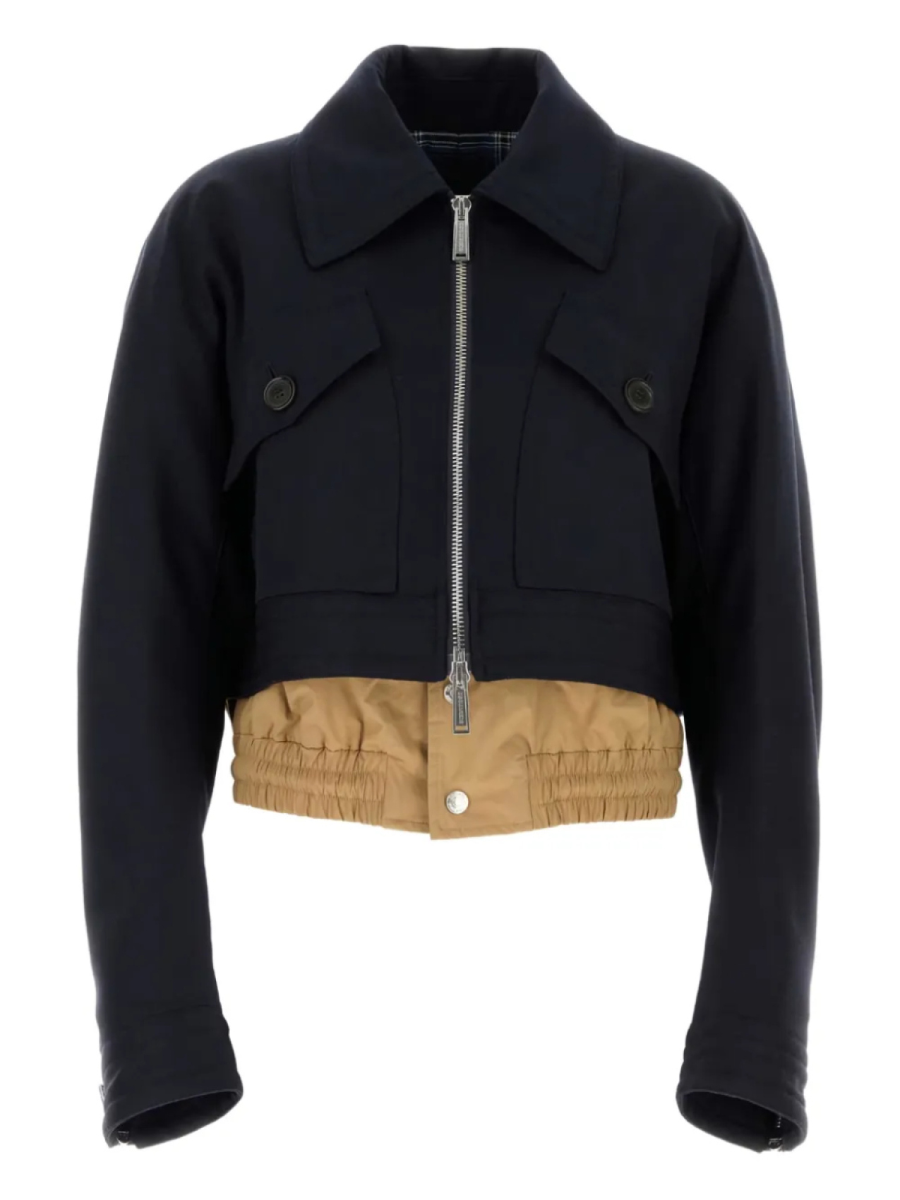 

Укороченная куртка из хлопковой смеси DSQUARED2, синий