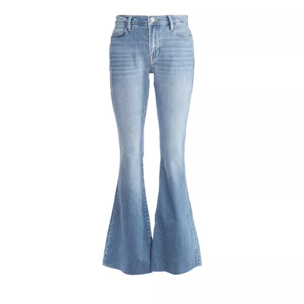 

Джинсы le high flare raw after jeans dpwt Frame, синий