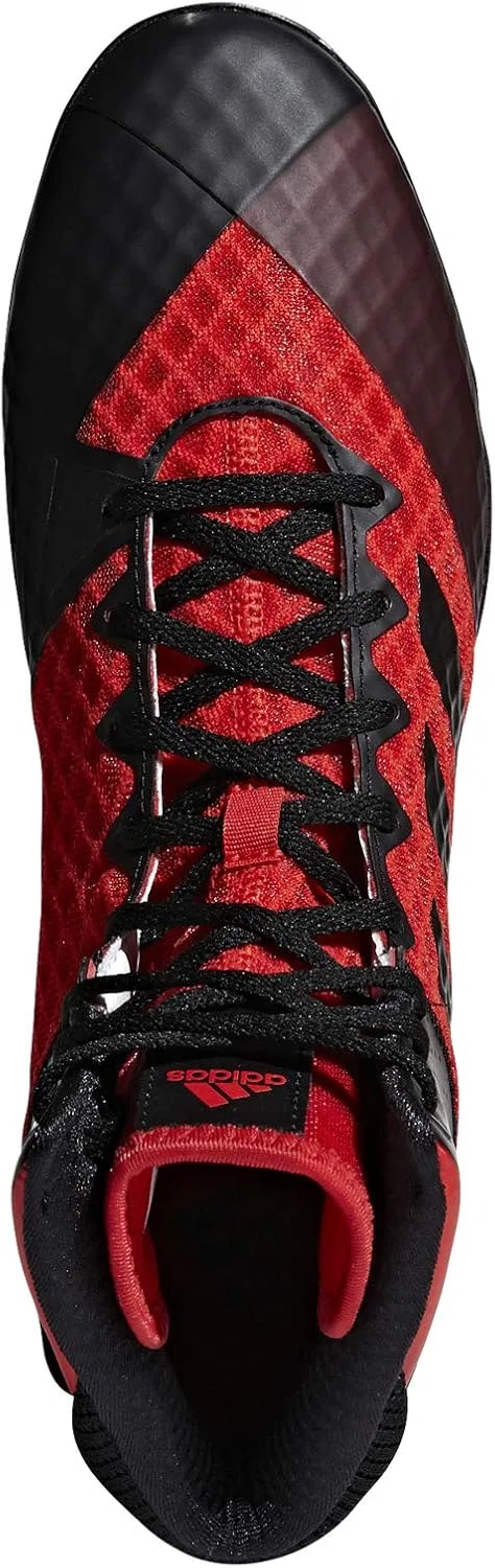 Борцовские кроссовки Adidas Mat Wizard 4, Red / Black / Red — фото 2
