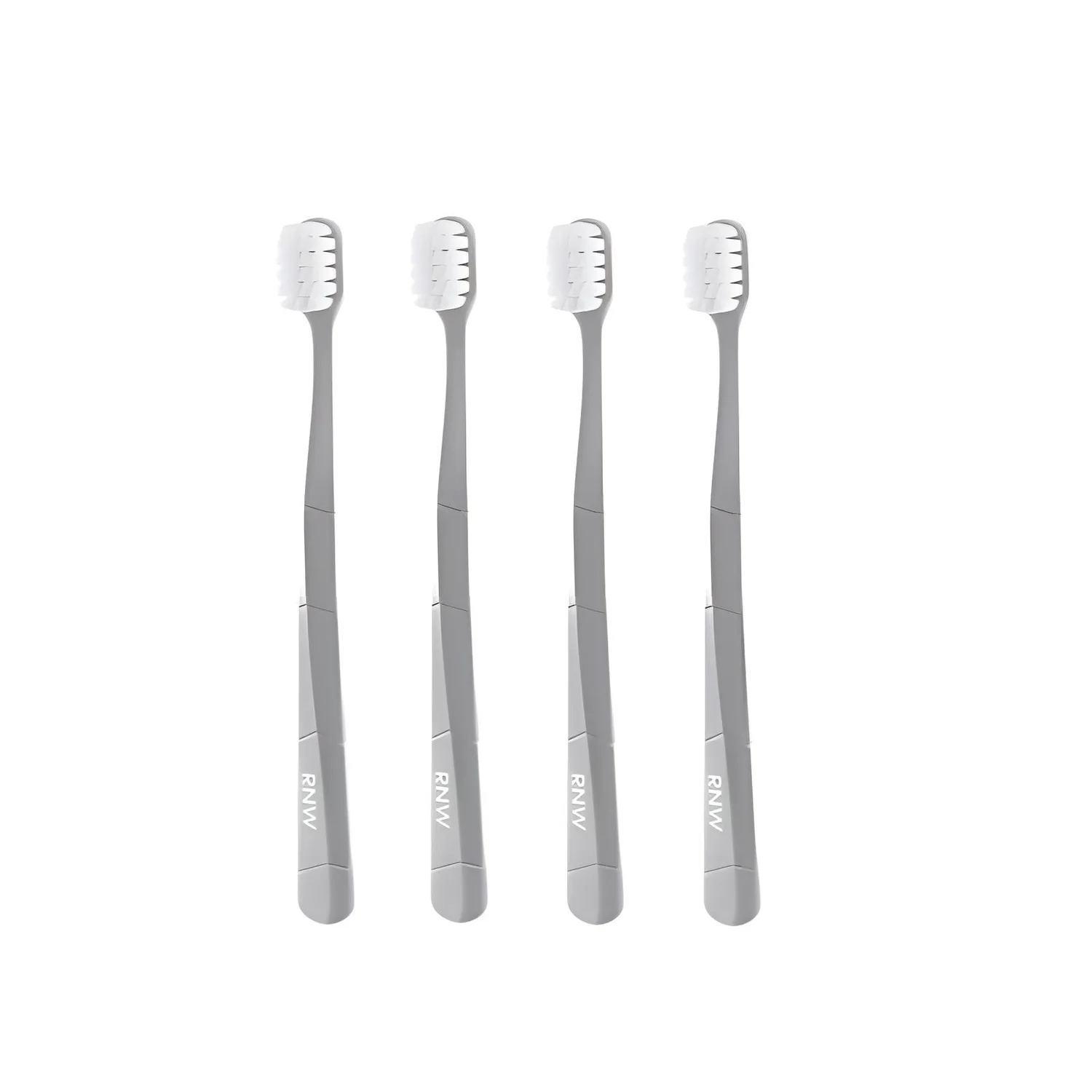 RNW Ультрамягкая зубная щетка для защиты десен, 4 шт, Large Head Gray Toothbrush *4