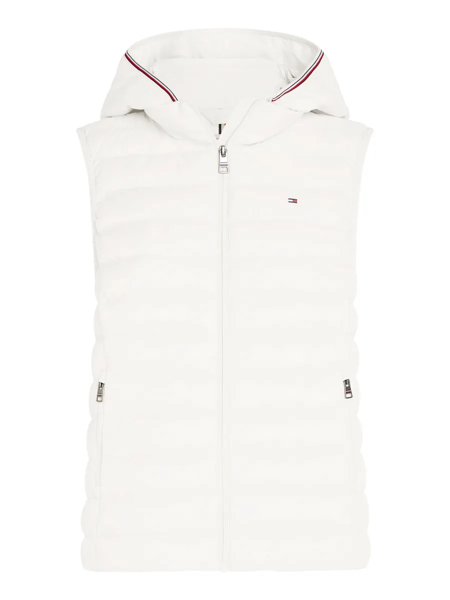 

Стеганый жилет Tommy Hilfiger Curve "CRV LW PADDED GLOBAL STRIPE VEST", большие размеры, белый